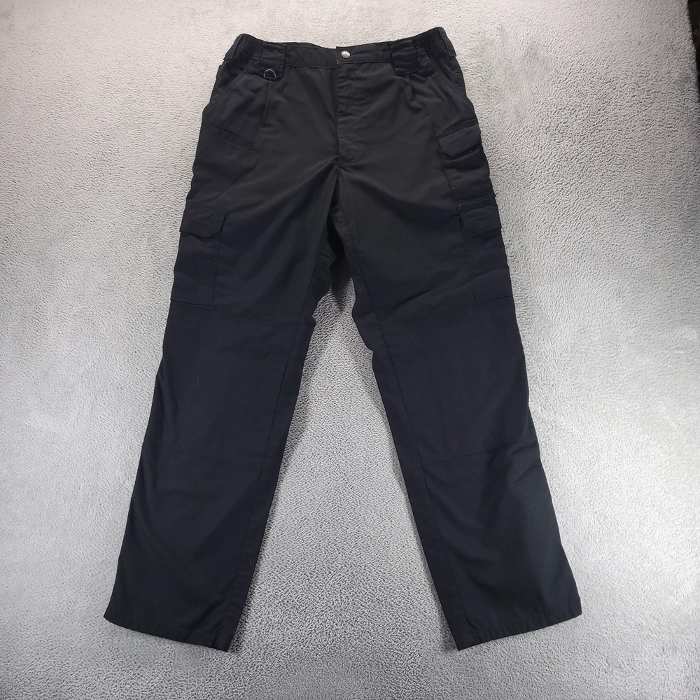 5.11 Tactical Pants Mens 36x34 Black Cargo Tactical Series Workwear Relaxed Fit